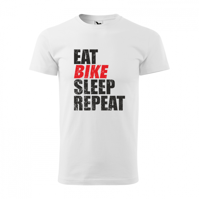 Tricou pentru biciclisti pasionati, idee de cadou, Eat Bike Sleep Repeat [1]