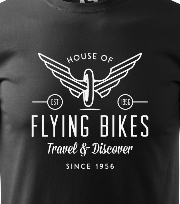 Tricou pentru biciclisti pasionati, idee de cadou, House of Flying Bikes [2]