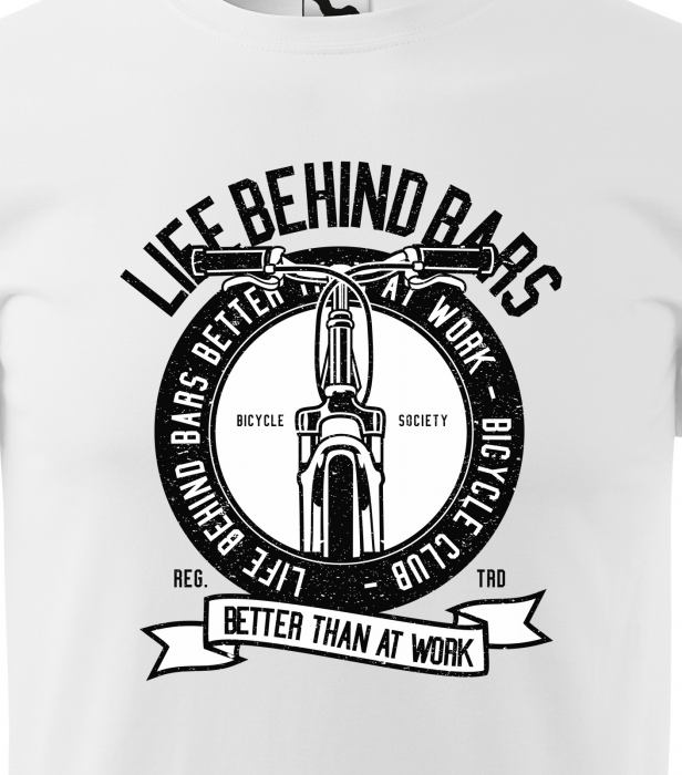 Tricou pentru biciclisti pasionati, idee de cadou, Life Behind [2]