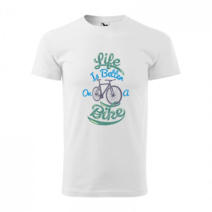 Tricou pentru biciclisti pasionati, idee de cadou, Life is Better on a Bike [1]