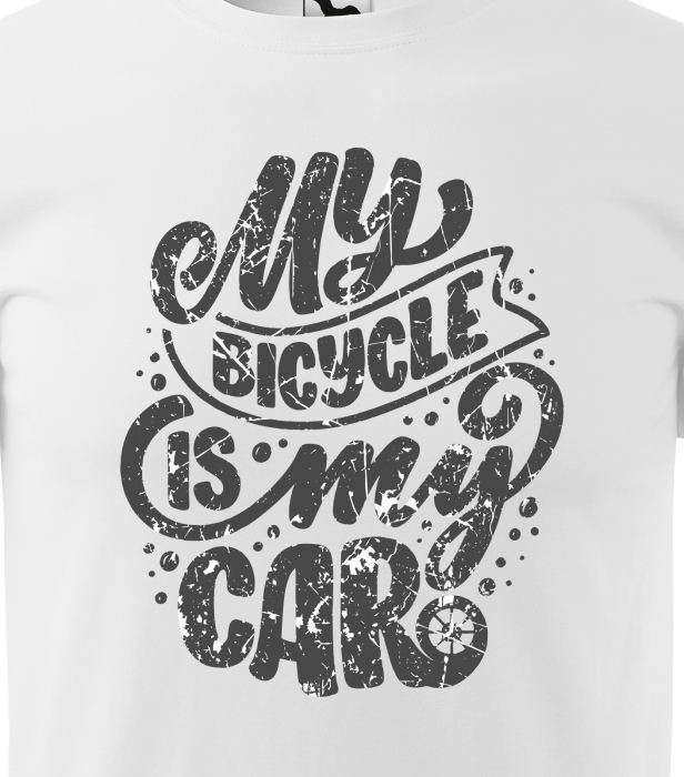 Tricou pentru biciclisti pasionati, idee de cadou, My Bicycle is My Car [2]