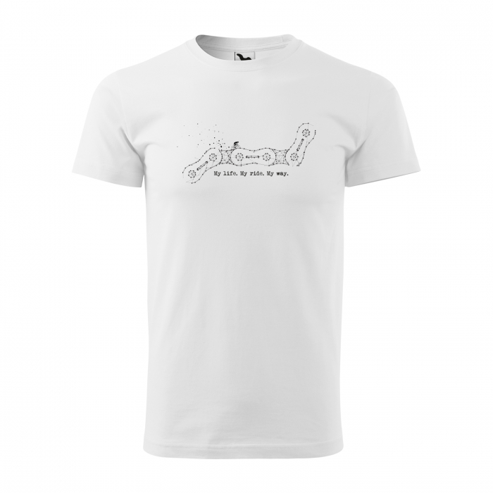 Tricou pentru biciclisti pasionati, idee de cadou, My Life My Ride My Own Way [1]
