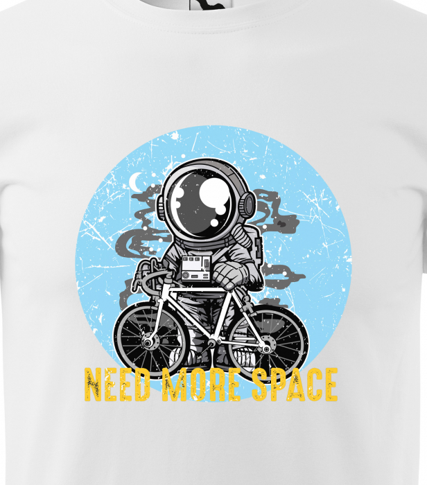Tricou pentru biciclisti pasionati, idee de cadou, Need More Space for Cycling [2]