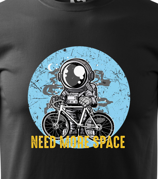 Tricou pentru biciclisti pasionati, idee de cadou, Need More Space for Cycling [2]
