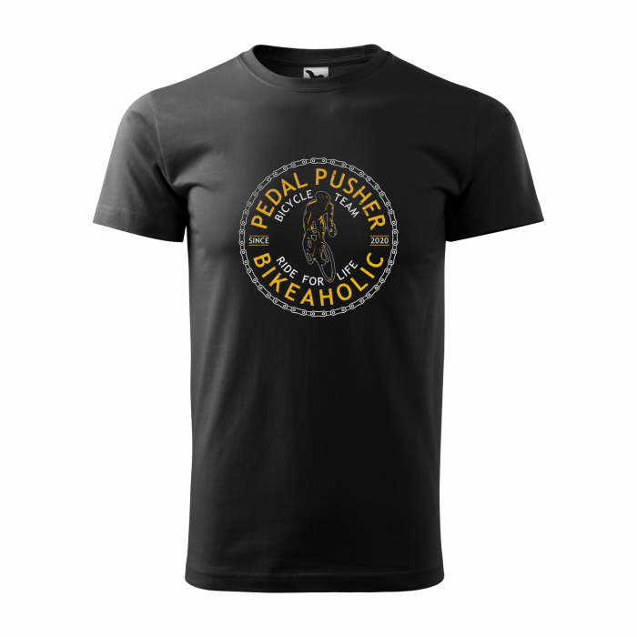 Tricou pentru biciclisti pasionati, idee de cadou, Pedal Pusher BikeAholic [1]