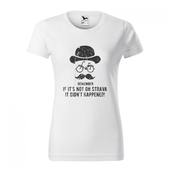 Tricou pentru biciclisti pasionati, idee de cadou, Remember its on Strava [1]