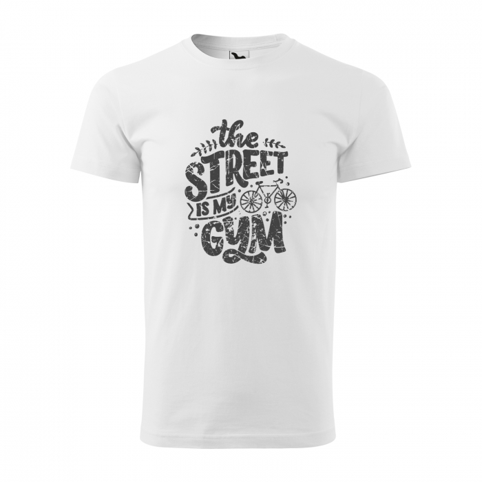 Tricou pentru biciclisti pasionati, idee de cadou, The Street is my Gym [1]