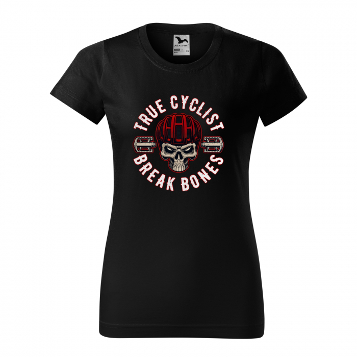 Tricou pentru biciclisti pasionati, idee de cadou, True Cyclist Break Bones [1]