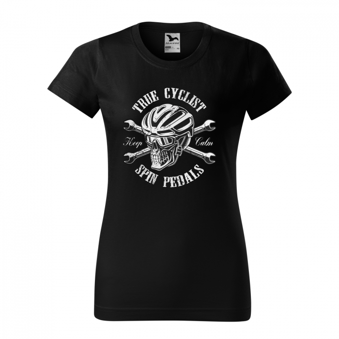 Tricou pentru biciclisti pasionati, idee de cadou, True Cyclist Spin Pedals [1]