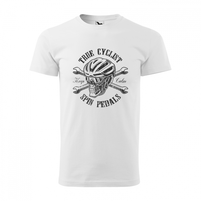 Tricou pentru biciclisti pasionati, idee de cadou, True Cyclist Spin Pedals [1]