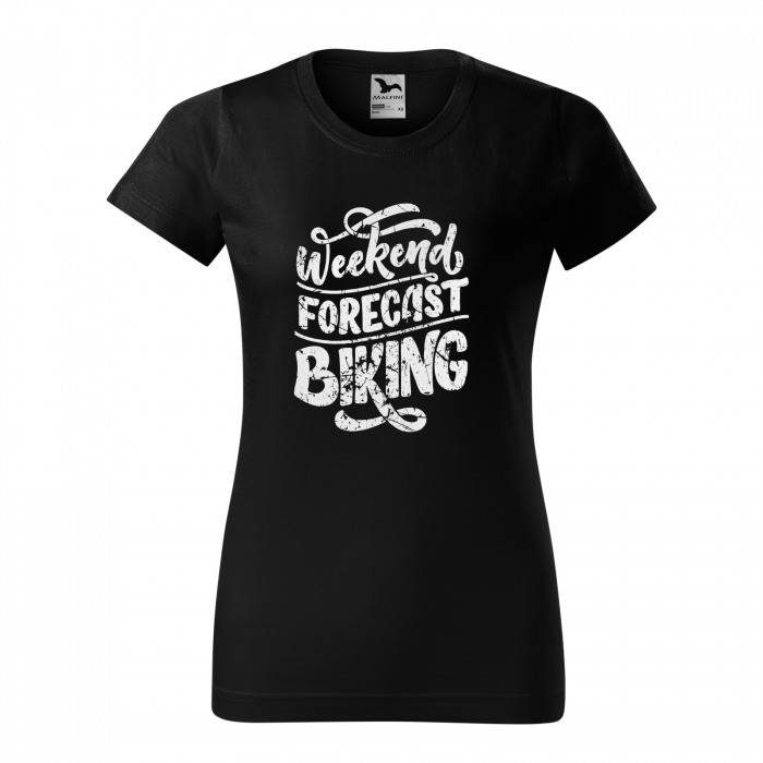 Tricou pentru biciclisti pasionati, idee de cadou, Weekend Forecast Biking [1]