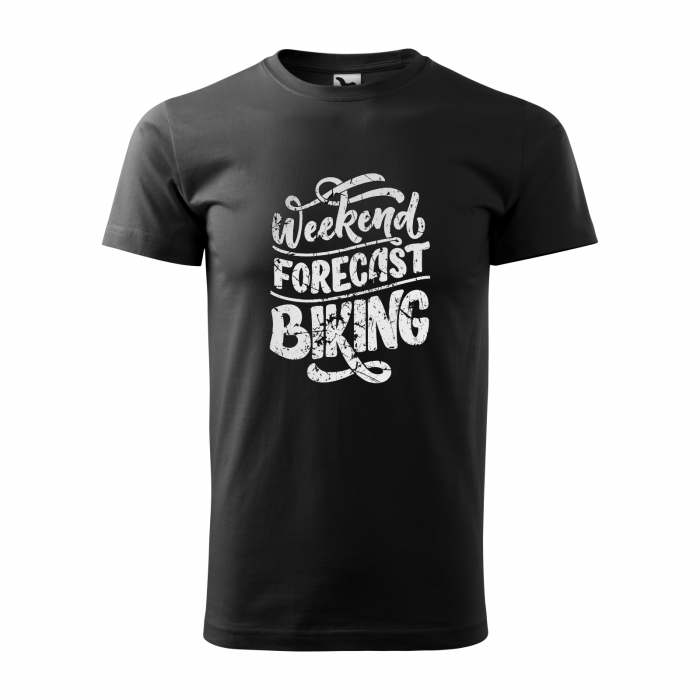 Tricou pentru biciclisti pasionati, idee de cadou, Weekend Forecast Biking [1]