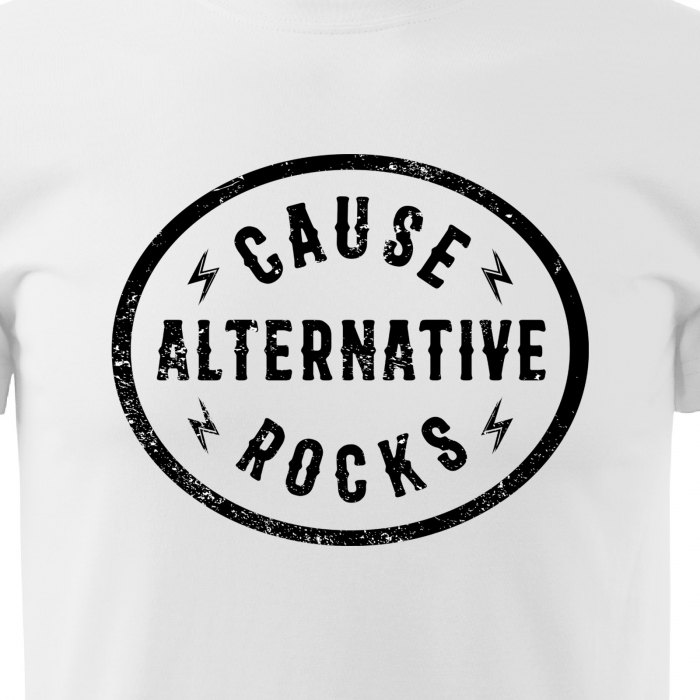 Tricou pentru cei pasionati de muzica, cadoul perfect, Alternative Music Rocks [2]
