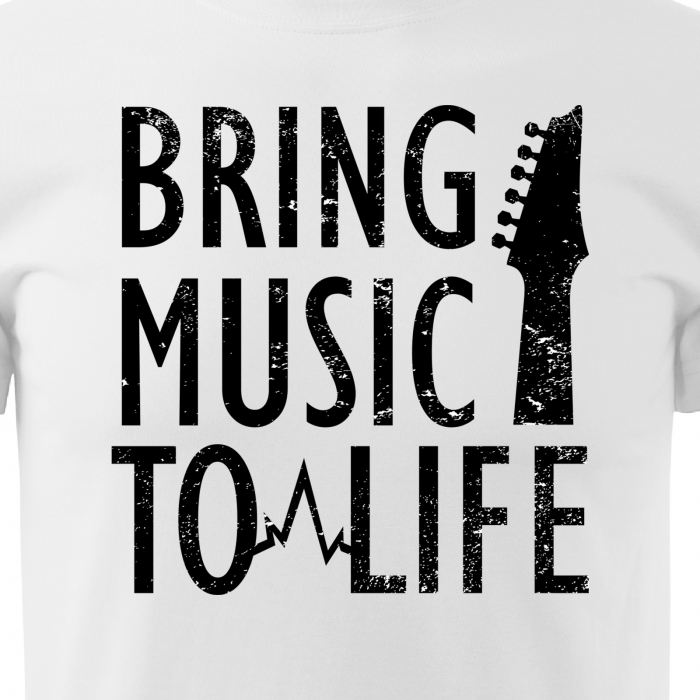 Tricou pentru cei pasionati de muzica, cadoul perfect, Bring Music to Life [2]