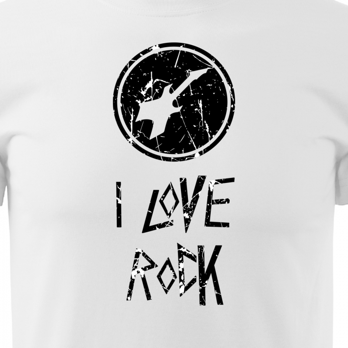Tricou pentru cei pasionati de muzica, cadoul perfect, I Love Rock [2]