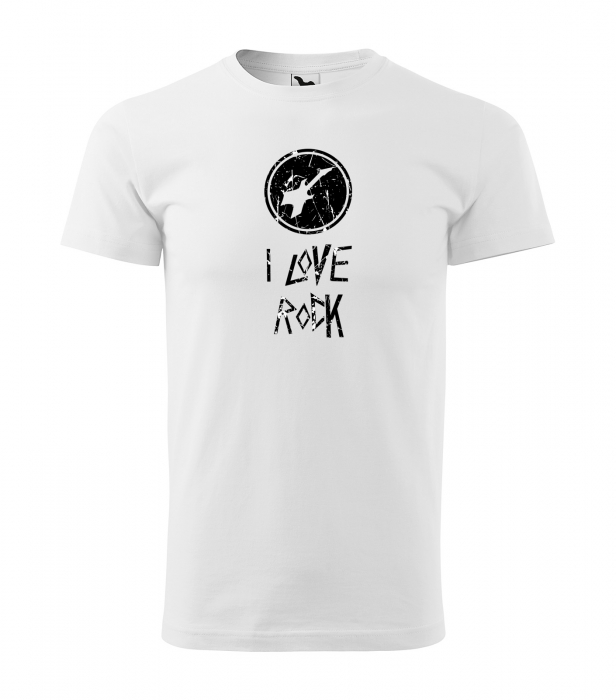 Tricou pentru cei pasionati de muzica, cadoul perfect, I Love Rock [1]