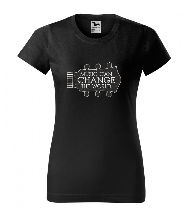 Tricou pentru cei pasionati de muzica, cadoul perfect, Music Can Change The World [1]