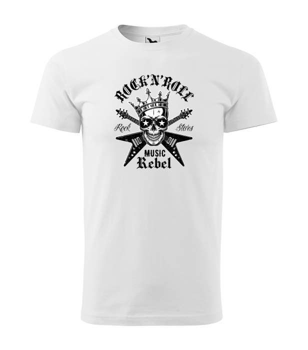 Tricou pentru cei pasionati de muzica, cadoul perfect, Music Rebel - Rock And Roll [1]