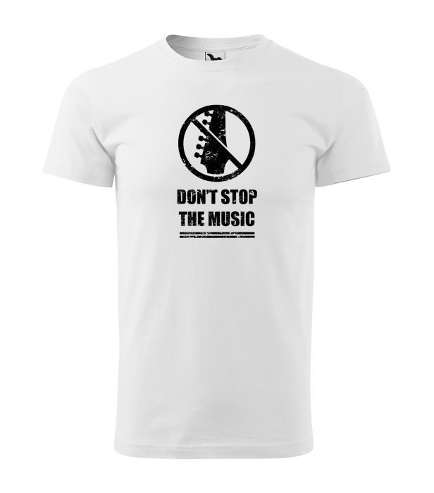 Tricou pentru cei pasionati de muzica, cadoul perfect, Never Stop The Music [1]