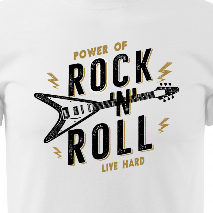 Tricou pentru cei pasionati de muzica, cadoul perfect, Power of Rock'n Roll [2]