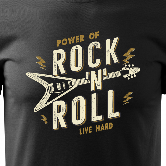 Tricou pentru cei pasionati de muzica, cadoul perfect, Power of Rock'n Roll [2]