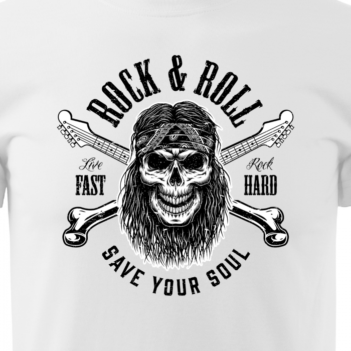 Tricou pentru cei pasionati de muzica, cadoul perfect, Save Your Rock'N'Roll Soul [2]
