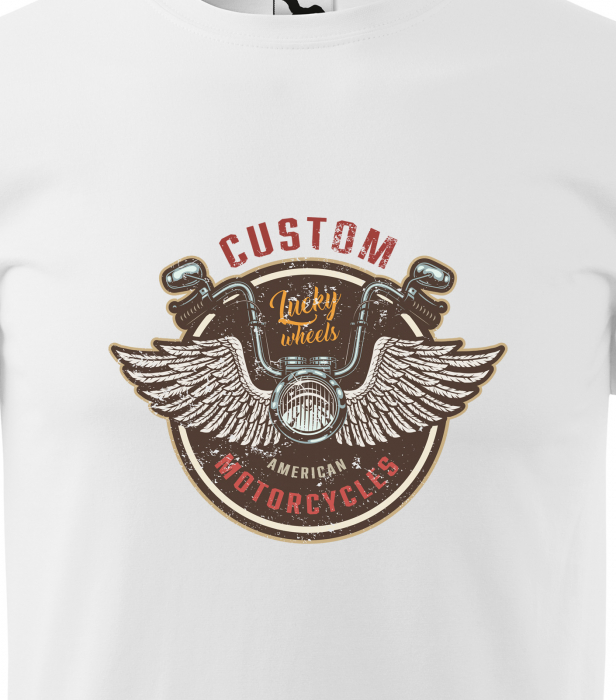 Tricou pentru motociclisti, bikeri, American Custom 2 [2]