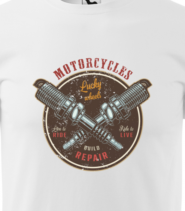 Tricou pentru motociclisti, bikeri, American Custom 3 [2]