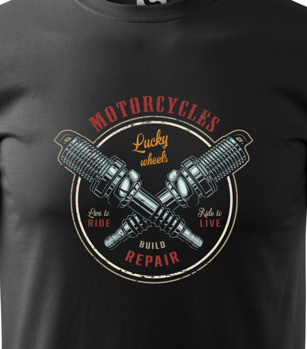 Tricou pentru motociclisti, bikeri, American Custom 3 [2]