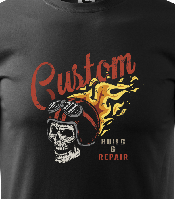 Tricou pentru motociclisti, bikeri, American Custom 4 [2]