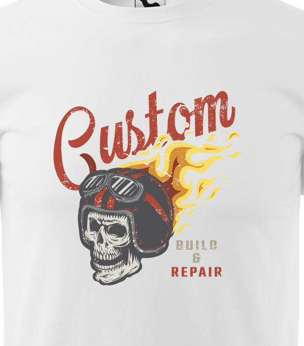 Tricou pentru motociclisti, bikeri, American Custom 4 [2]