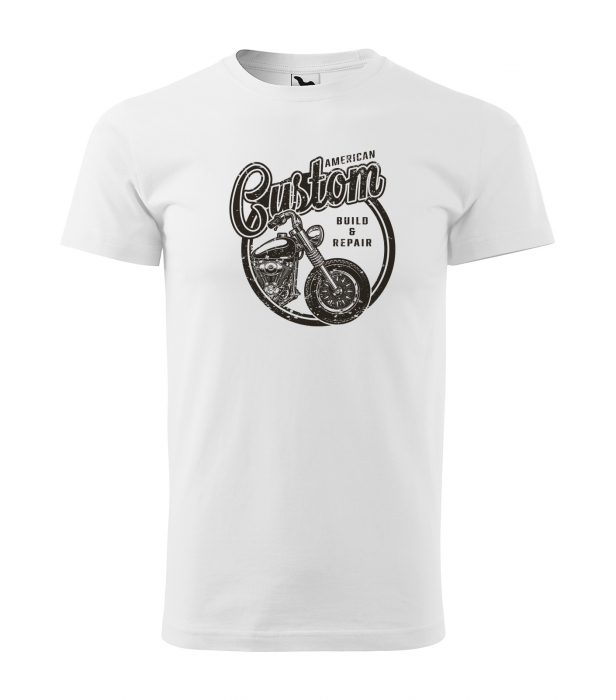 Tricou pentru motociclisti, bikeri, American Custom Build and Repair [1]