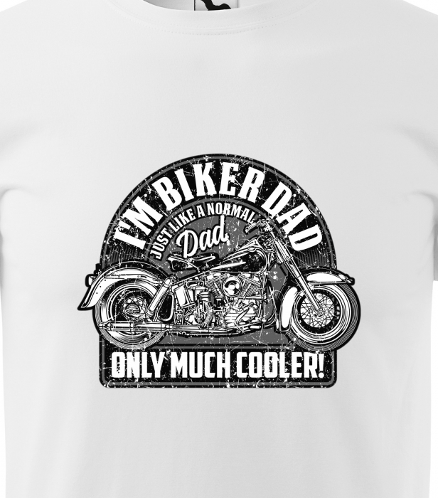 Tricou pentru motociclisti, bikeri, Biker Dad [2]