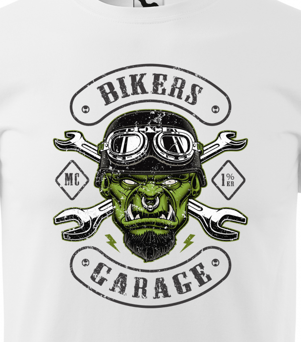 Tricou pentru motociclisti, bikeri, Bikers Garage [2]