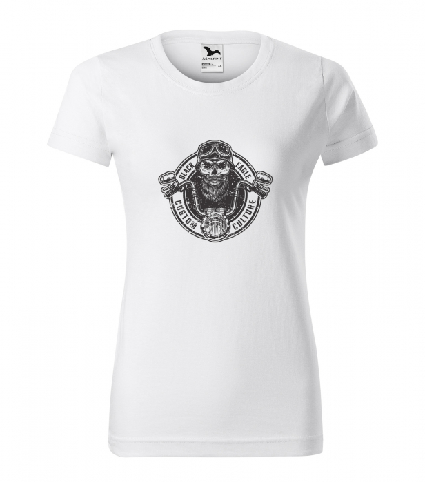 Tricou pentru motociclisti, bikeri, Black Eagle Custom Culture [1]