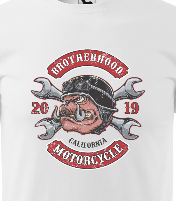 Tricou pentru motociclisti, bikeri, Brotherhood Motorcycle [2]