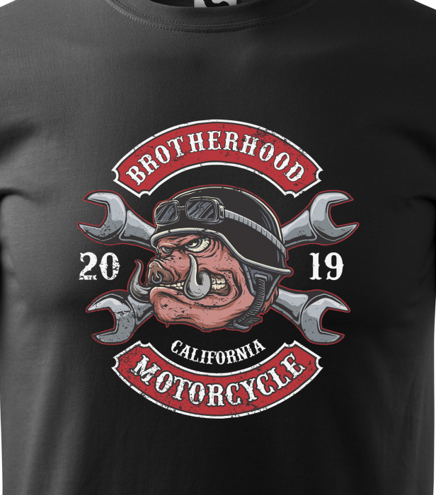 Tricou pentru motociclisti, bikeri, Brotherhood Motorcycle [2]
