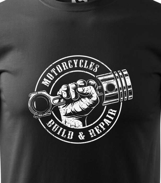 Tricou pentru motociclisti, bikeri, Build and repair [2]