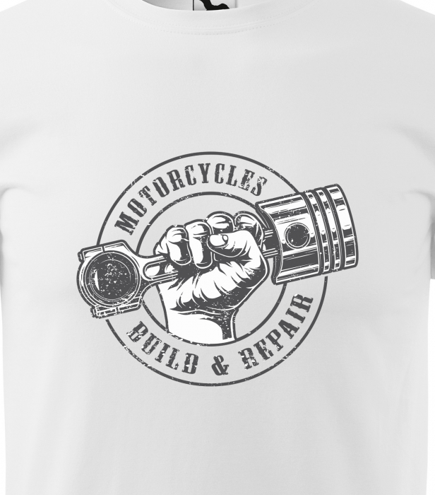 Tricou pentru motociclisti, bikeri, Build and repair [2]