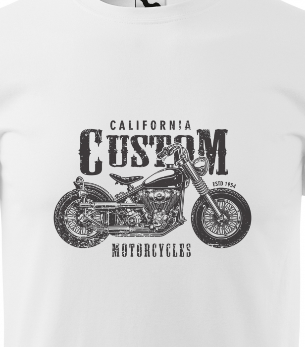 Tricou pentru motociclisti, bikeri, Custom Chopper [2]
