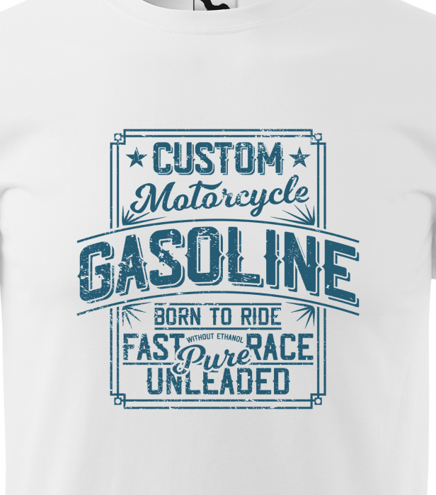 Tricou pentru motociclisti, bikeri, Gasoline [2]