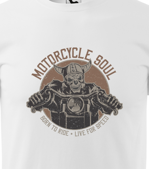 Tricou pentru motociclisti, bikeri, Motorcycle Soul [2]