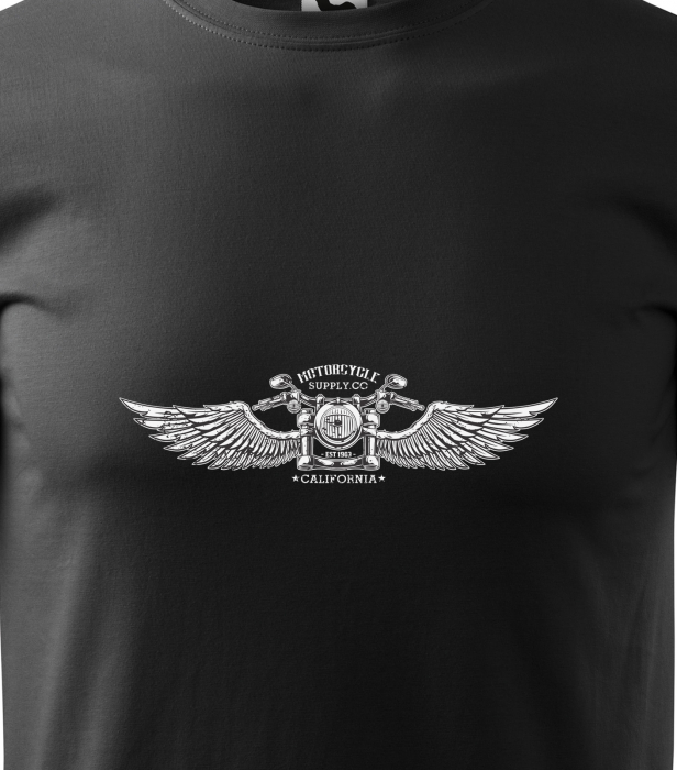 Tricou pentru motociclisti, bikeri, Motorcycle Supply Co California [2]