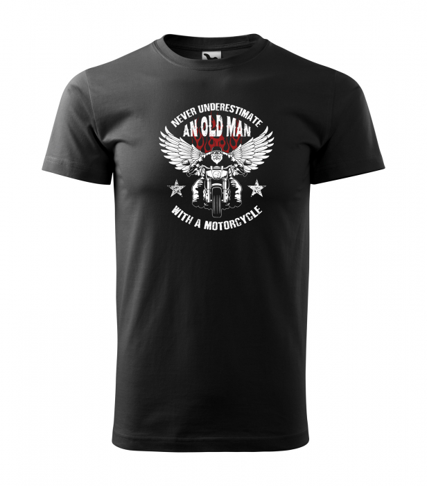 Tricou pentru motociclisti, bikeri, Old Man [1]