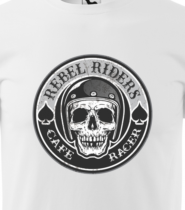 Tricou pentru motociclisti, bikeri, Rebel Riders [2]