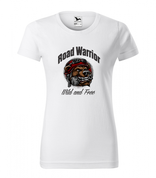Tricou pentru motociclisti, bikeri, Road Warrior Dog Free Spirit [1]