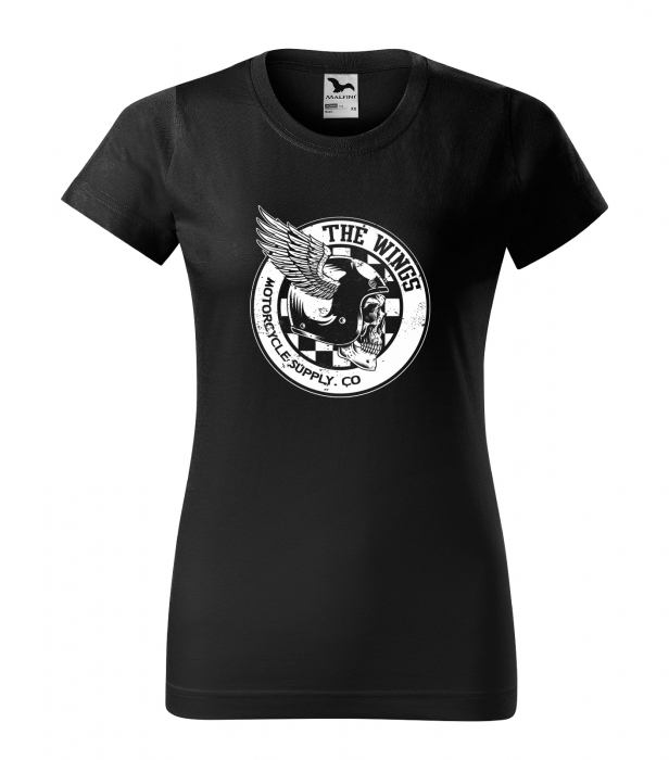 Tricou pentru motociclisti, bikeri, The Wings Motorcycle Supply Co [1]