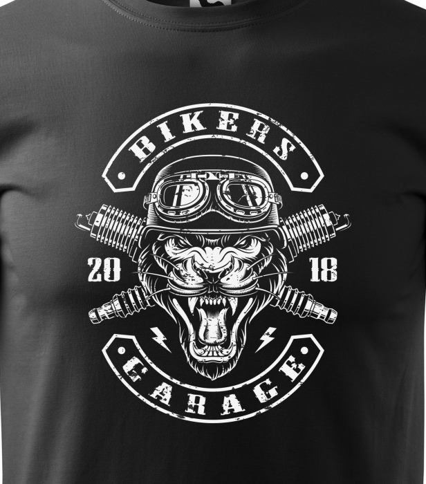Tricou pentru motociclisti, bikeri, Tiger Biker [2]