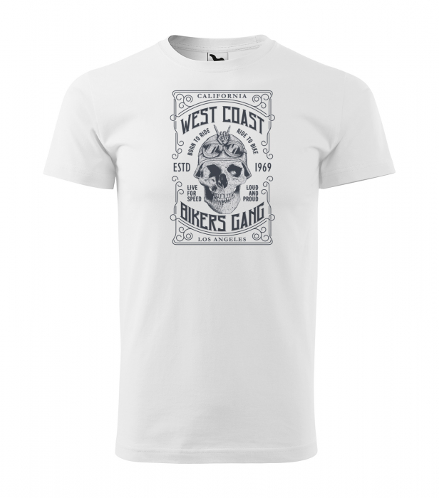 Tricou pentru motociclisti, bikeri, West Coast Bikers [1]
