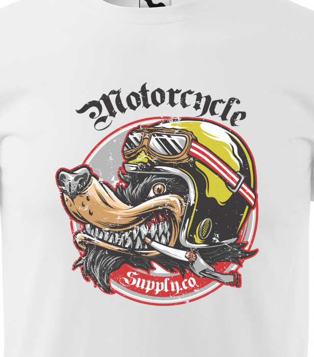 Tricou pentru motociclisti, bikeri, Wolf [2]